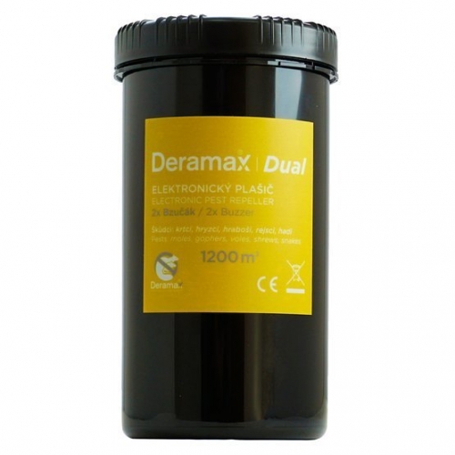 Deramax Dual elektronický plašič / odpuzovač krtků a hryzců